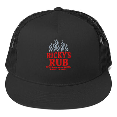 Trucker Cap – Ricky’s Rub Logo Classic Hat for BBQ and Outdoor Fans