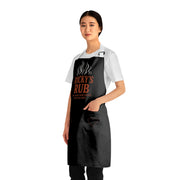 “BBQ Cooking Apron – chef’s apron with pockets featuring Spread the Love with Ricky’s Rub design”